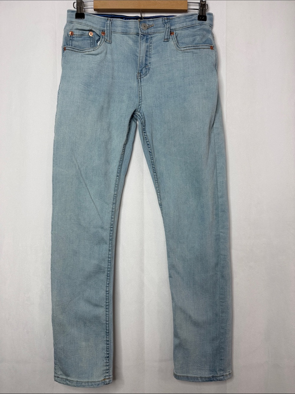Levi’s 502 Light Blue Denim Jeans Classic Straight Fit